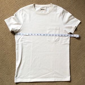 Taylor Stitch Heavy Bag Tee White XS 36